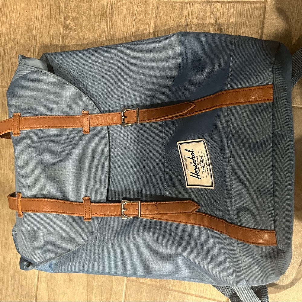 Herschel Supply Company Blue and Brown Backpack